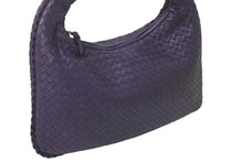 Load image into Gallery viewer, BOTTEGA VENETA ボッテガヴェネタ ホーボー イントレチャート ワンショルダーバッグ 115653 パープル 美品 中古 4c076249