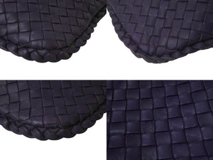 BOTTEGA VENETA ボッテガヴェネタ ホーボー イントレチャート ワンショルダーバッグ 115653 パープル 美品 中古 4c076249
