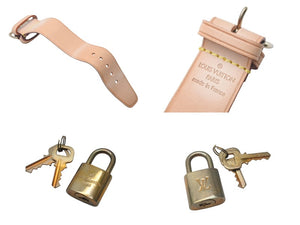 ルイ・ヴィトン ルイ・ヴィトン パドロック ポワニエ カデナ 鍵2 レザー ゴールド金具 No.452 美品 中古 4c076253 