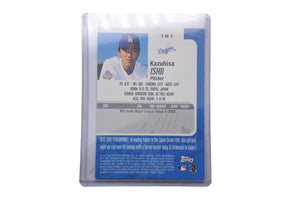極美品 石井一久 石井一久 ブレイズ・ドジャース 2002 カードバット AUTHENTIC GAME-USED BAT ブルー 中古 4c076259 