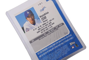 極美品 石井一久 石井一久 ブレイズ・ドジャース 2002 カードバット AUTHENTIC GAME-USED BAT ブルー 中古 4c076259 