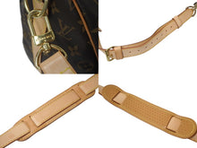 Load image into Gallery viewer, LOUIS VUITTON ルイヴィトン ボストンバッグ M41418 キーポルバンドリエール45 ブラウン PVC ヌメ革 ゴールド金具 良品 中古 4c076268