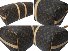 Load image into Gallery viewer, LOUIS VUITTON ルイヴィトン ボストンバッグ M41418 キーポルバンドリエール45 ブラウン PVC ヌメ革 ゴールド金具 良品 中古 4c076268