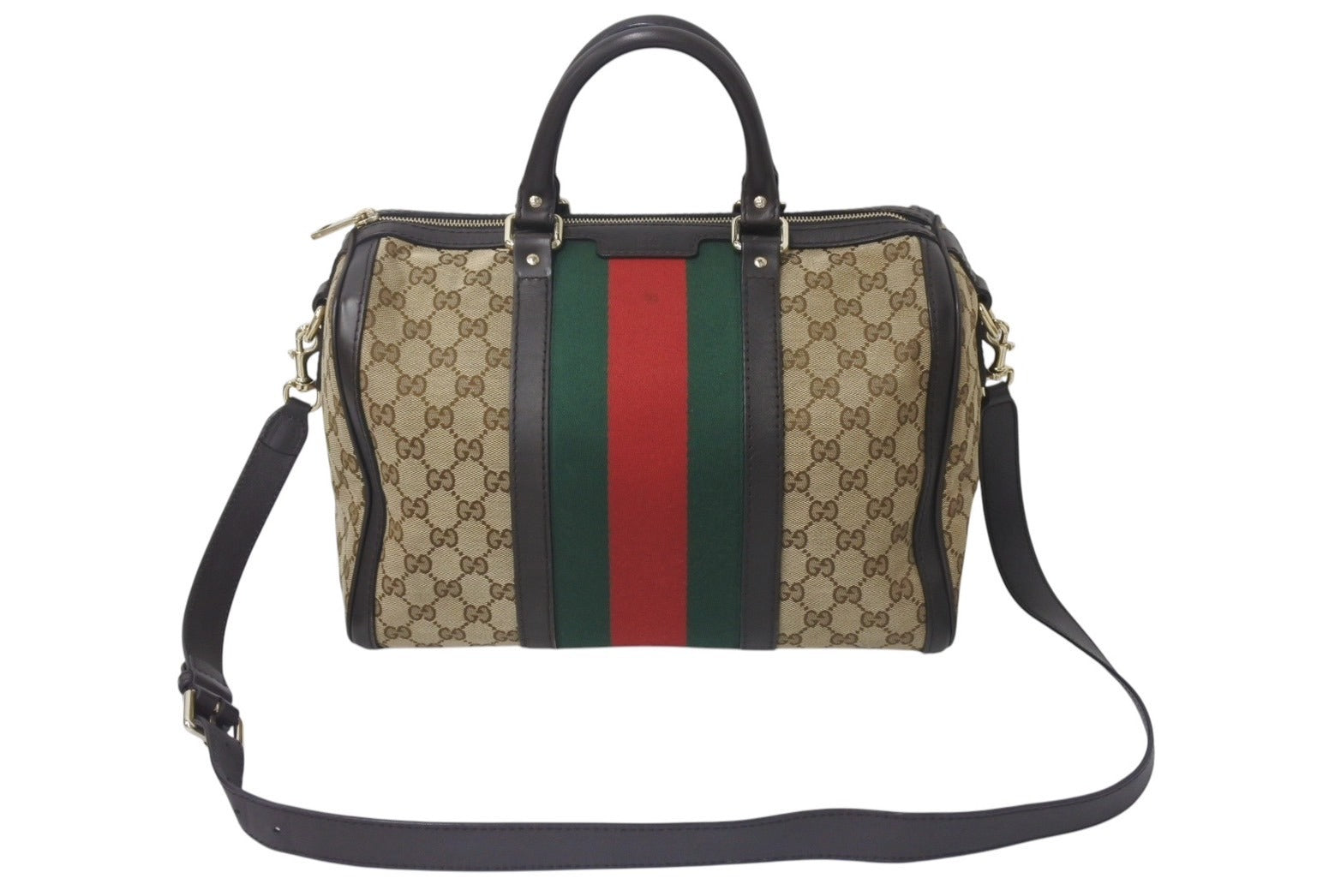 GUCCI グッチ ボストンバッグ ハンドバッグ シェリーライン