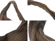 Load image into Gallery viewer, BOTTEGA VENETA ボッテガ ヴェネタ イントレチャート ホーボーバッグ ワンショルダーバッグ レザー ブラウン 77630S 良品 中古 4c076271