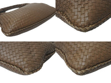 Load image into Gallery viewer, BOTTEGA VENETA ボッテガ ヴェネタ イントレチャート ホーボーバッグ ワンショルダーバッグ レザー ブラウン 77630S 良品 中古 4c076271