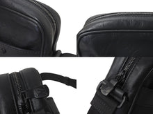 Load image into Gallery viewer, LOUIS VUITTON ルイヴィトン ダヌーブPM ショルダーバッグ M43681 モノグラ シャドウ レザー ブラック金具 美品 中古 4c076275