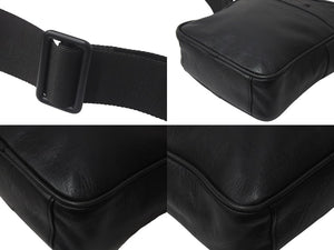 LOUIS VUITTON ルイヴィトン ダヌーブPM ショルダーバッグ M43681 モノグラ シャドウ レザー ブラック金具 美品 中古 4c076275