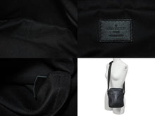 Load image into Gallery viewer, LOUIS VUITTON ルイヴィトン ダヌーブPM ショルダーバッグ M43681 モノグラ シャドウ レザー ブラック金具 美品 中古 4c076275