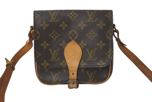 LOUIS VUITTON ルイ ヴィトン ミニカルトシエール ショルダーバッグ M51254 モノグラムキャンバス ブラウン 良品 中古 4c076278
