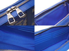 Load image into Gallery viewer, LOUIS VUITTON ルイヴィトン ソフトトランク ウォレット ショルダーバッグ M45432 モノグラム クラウズ ブルー PVC レザー シルバー金具 美品 中古 4c076279