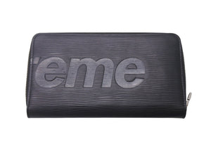 LOUIS VUITTON SUPREME ルイヴィトン シュプリーム M67723 エピ コラボ ジッピー オーガナイザー ブラック 美品 中古 4c076280