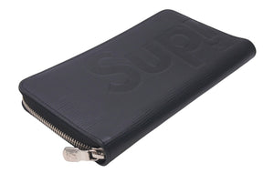 LOUIS VUITTON SUPREME ルイヴィトン シュプリーム M67723 エピ コラボ ジッピー オーガナイザー ブラック 美品 中古 4c076280