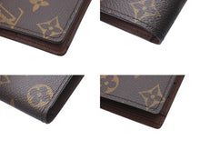 Load image into Gallery viewer, LOUIS VUITTON ルイヴィトン ポルトフォイユ マルコ 二つ折り財布 M61675 モノグラム ブラウン ゴールド金具 良品 中古 4c076281