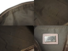 Load image into Gallery viewer, FENDI フェンディ ズッキーノ ミニボストン ハンドバッグ 8BL068 キャンバス レザー ピンク ベージュ ゴールド金具 良品 中古 4c076282