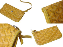 画像をギャラリービューアに読み込む, GOYARD ゴヤール サンルイGM バッグ トートバッグ STLOUIGMLTY08CL08P PVC レザー イエロー シルバー金具 良品 中古 4c076283