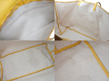 画像をギャラリービューアに読み込む, GOYARD ゴヤール サンルイGM バッグ トートバッグ STLOUIGMLTY08CL08P PVC レザー イエロー シルバー金具 良品 中古 4c076283