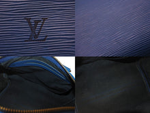 Load image into Gallery viewer, LOUIS VUITTON ルイヴィトン スピーディ30 エピ ハンドバッグ ボストンバッグ M43005 PVC レザー ブルー ゴールド金具 美品 中古 4c076289
