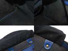 Load image into Gallery viewer, LOUIS VUITTON ルイヴィトン スピーディ30 エピ ハンドバッグ ボストンバッグ M43005 PVC レザー ブルー ゴールド金具 美品 中古 4c076289