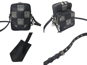 極美品 LOUIS VUITTON ルイヴィトン × Christopher Nemeth クリストファー ネメス アマゾン ショルダーバッグ N48239 ダミエグラフィット 中古 4c07629