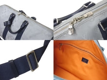 Load image into Gallery viewer, LOUIS VUITTON ルイヴィトン キーポルバンドリエール50 ボストンバッグ M44170 モノグラムサテライト シルバー ネイビー 美品 中古 4c076294