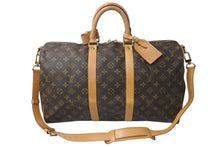 Load image into Gallery viewer, LOUIS VUITTON ルイヴィトン キーポルバンドリエール45 ボストンバッグ M41418 ブラウン ゴールド金具 美品 中古 4c076295