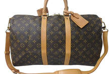 Load image into Gallery viewer, LOUIS VUITTON ルイヴィトン キーポルバンドリエール45 ボストンバッグ M41418 ブラウン ゴールド金具 美品 中古 4c076295
