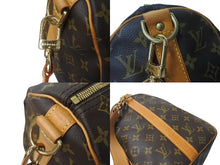 Load image into Gallery viewer, LOUIS VUITTON ルイヴィトン キーポルバンドリエール45 ボストンバッグ M41418 ブラウン ゴールド金具 美品 中古 4c076295