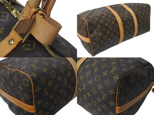 LOUIS VUITTON ルイヴィトン キーポルバンドリエール45 ボストンバッグ M41418 ブラウン ゴールド金具 美品 中古 4c076295