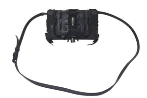 BALENCIAGA バレンシアガ スニーカーヘッドフォンホルダー ショルダーバッグ ファブリック ブラック 美品 中古 4c076301
