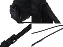 Load image into Gallery viewer, BALENCIAGA バレンシアガ スニーカーヘッドフォンホルダー ショルダーバッグ ファブリック ブラック 美品 中古 4c076301