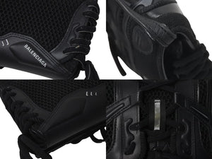 BALENCIAGA バレンシアガ スニーカーヘッドフォンホルダー ショルダーバッグ ファブリック ブラック 美品 中古 4c076301