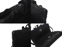 Load image into Gallery viewer, BALENCIAGA バレンシアガ スニーカーヘッドフォンホルダー ショルダーバッグ ファブリック ブラック 美品 中古 4c076301