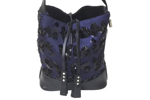 LOUIS VUITTON ルイヴィトン スポットライトPM ハンドバッグ ショルダーバッグ M94601 ミッドナイトブルー シルバー 美品 中古 4c076303