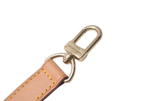 画像をギャラリービューアに読み込む, LOUISVUITTON ルイヴィトン キーポル 替えショルダーストラップ ヌメ革 ブラウン ゴールド金具 美品 中古 4c076311