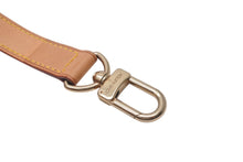 画像をギャラリービューアに読み込む, LOUISVUITTON ルイヴィトン キーポル 替えショルダーストラップ ヌメ革 ブラウン ゴールド金具 美品 中古 4c076311