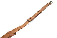 画像をギャラリービューアに読み込む, LOUISVUITTON ルイヴィトン キーポル 替えショルダーストラップ ヌメ革 ブラウン ゴールド金具 美品 中古 4c076311