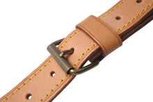 画像をギャラリービューアに読み込む, LOUISVUITTON ルイヴィトン キーポル 替えショルダーストラップ ヌメ革 ブラウン ゴールド金具 美品 中古 4c076311