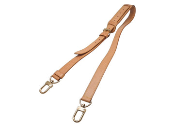 LOUIS VUITTON ルイヴィトン キーポル 替えショルダーストラップ ヌメ革 ブラウン ゴールド金具 美品 中古 4c076314