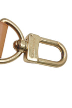 Load image into Gallery viewer, LOUIS VUITTON ルイヴィトン キーポル 替えショルダーストラップ ヌメ革 ブラウン ゴールド金具 美品 中古 4c076314