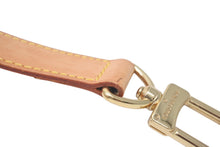 Load image into Gallery viewer, LOUIS VUITTON ルイヴィトン キーポル 替えショルダーストラップ ヌメ革 ブラウン ゴールド金具 美品 中古 4c076314