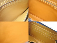 Load image into Gallery viewer, LOUIS VUITTON ルイヴィトン ジッピーウォレット M95341 長財布 モノグラムデニム ゴールド金具 ブルー 美品 中古 4c076324