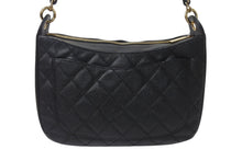 Load image into Gallery viewer, 極美品 CHANEL シャネル ワンショルダーバッグ 7番台 キルティング ココマーク キャビアスキン ブラック ゴールド金具 中古 4c076326