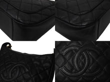 Load image into Gallery viewer, 極美品 CHANEL シャネル ワンショルダーバッグ 7番台 キルティング ココマーク キャビアスキン ブラック ゴールド金具 中古 4c076326