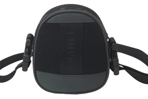 CHANEL シャネル ココマーク スポーツライン ミニショルダーバッグ 8番台 ブラック カーキ キャンバス 美品 中古 4c076331