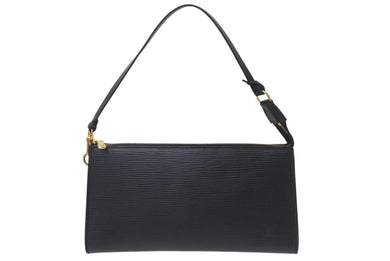 LOUIS VUITTON ルイヴィトン ポシェット アクセソワール ショルダーポーチ ワンショルダー M40632 エピ ブラック 美品 中古 4c076332