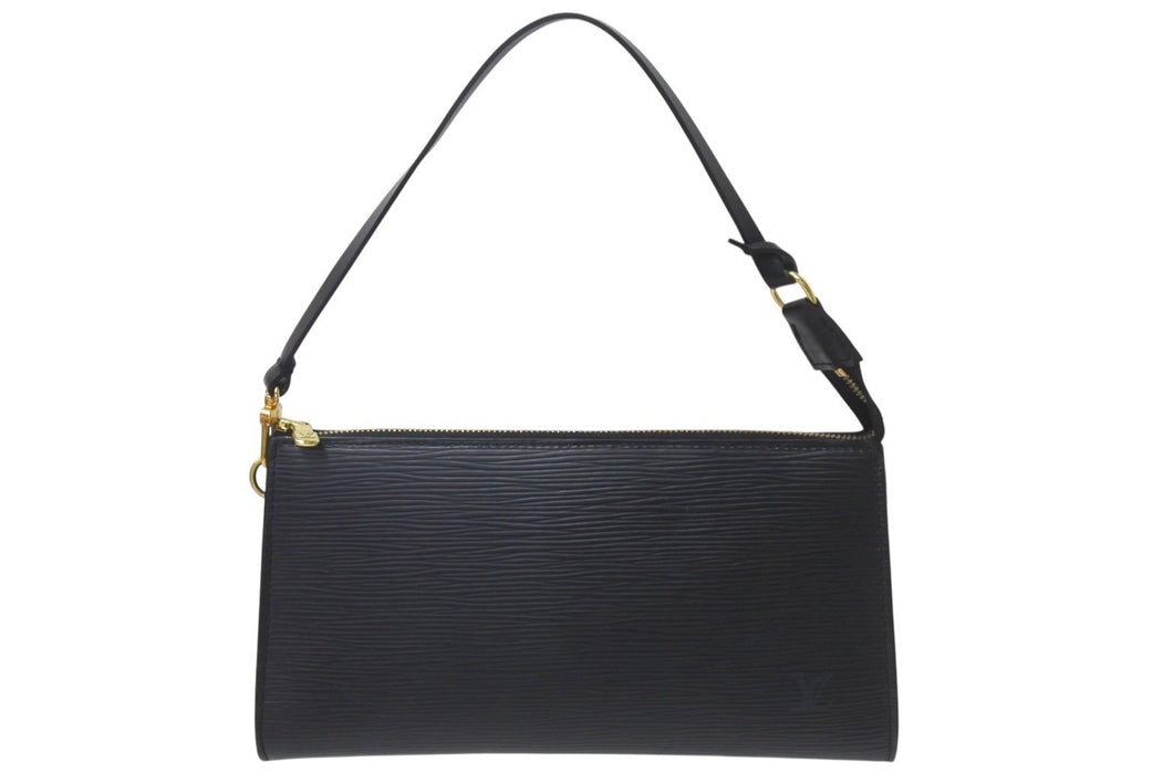 LOUIS VUITTON ルイヴィトン ポシェット アクセソワール ショルダーポーチ ワンショルダー M40632 エピ ブラック 美品 中古 4c076332