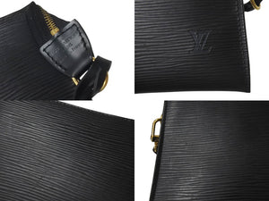 LOUIS VUITTON ルイヴィトン ポシェット アクセソワール ショルダーポーチ ワンショルダー M40632 エピ ブラック 美品 中古 4c076332
