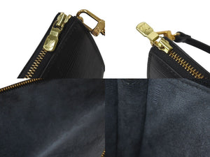 LOUIS VUITTON ルイヴィトン ポシェット アクセソワール ショルダーポーチ ワンショルダー M40632 エピ ブラック 美品 中古 4c076332