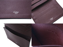 Load image into Gallery viewer, Cartier カルティエ マストライン カードケース パスケース 名刺入れ レザー ブラック シルバー金具 美品 中古 4c076333